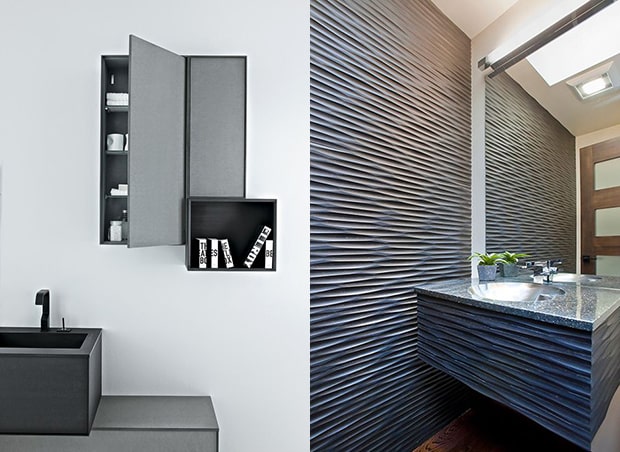 Paperstone in bagno